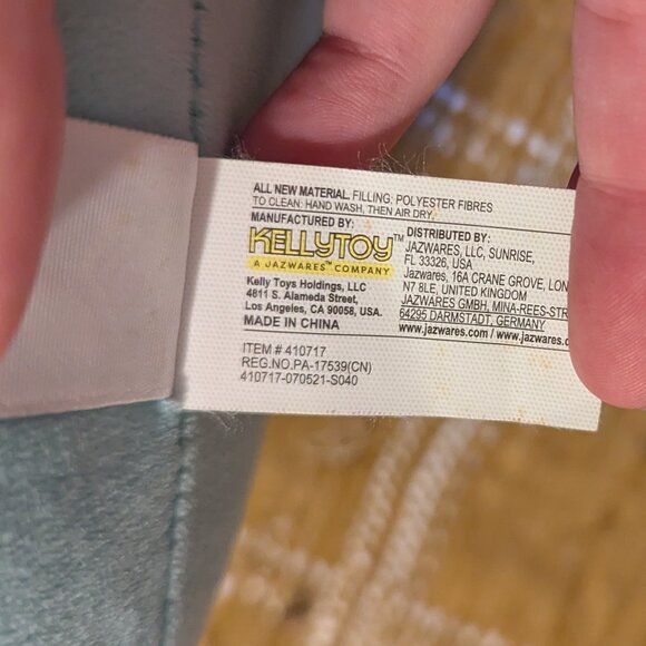 Seafoam Green Frog Squishmallow, 10" - Picture 6 of 6